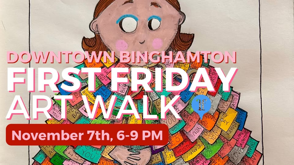 Binghamton Area Events Week of 11/3/25 - Election Day, John Green, First Friday and more